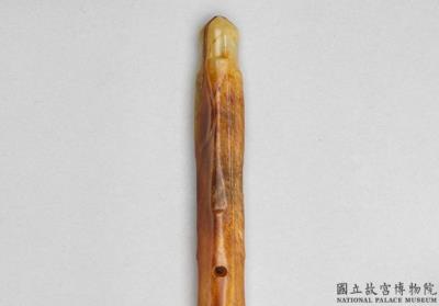 图片[2]-Jade hairpin with bird pattern, Post-Shijiahe culture-China Archive